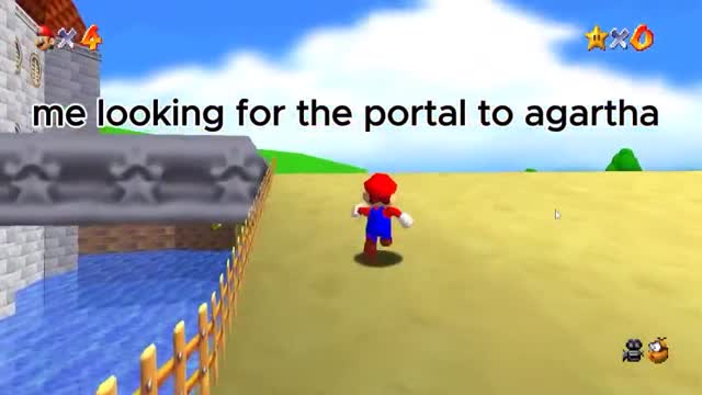 Mario looking for agartha 4k